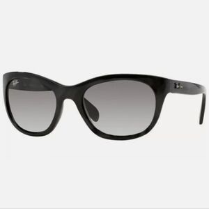 NEW RAY-BAN RB 4216 601/11 BLACK/GREY SMOKE GRADIENT AUTHENTIC SUNGLASSES 56-20